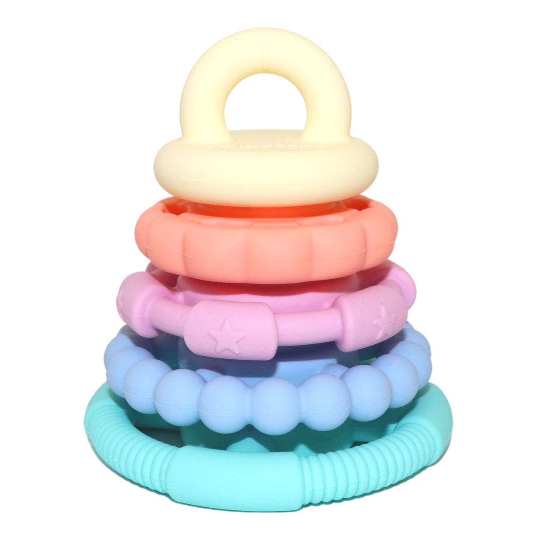 Pastel Stacker and Teething Toy