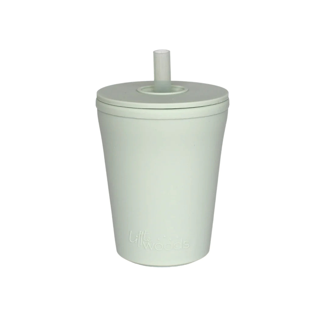 Reusable Silicone Straw Cup
