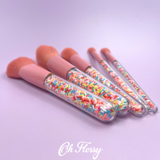 Oh Flossy Sprinkle Make up Brush Set