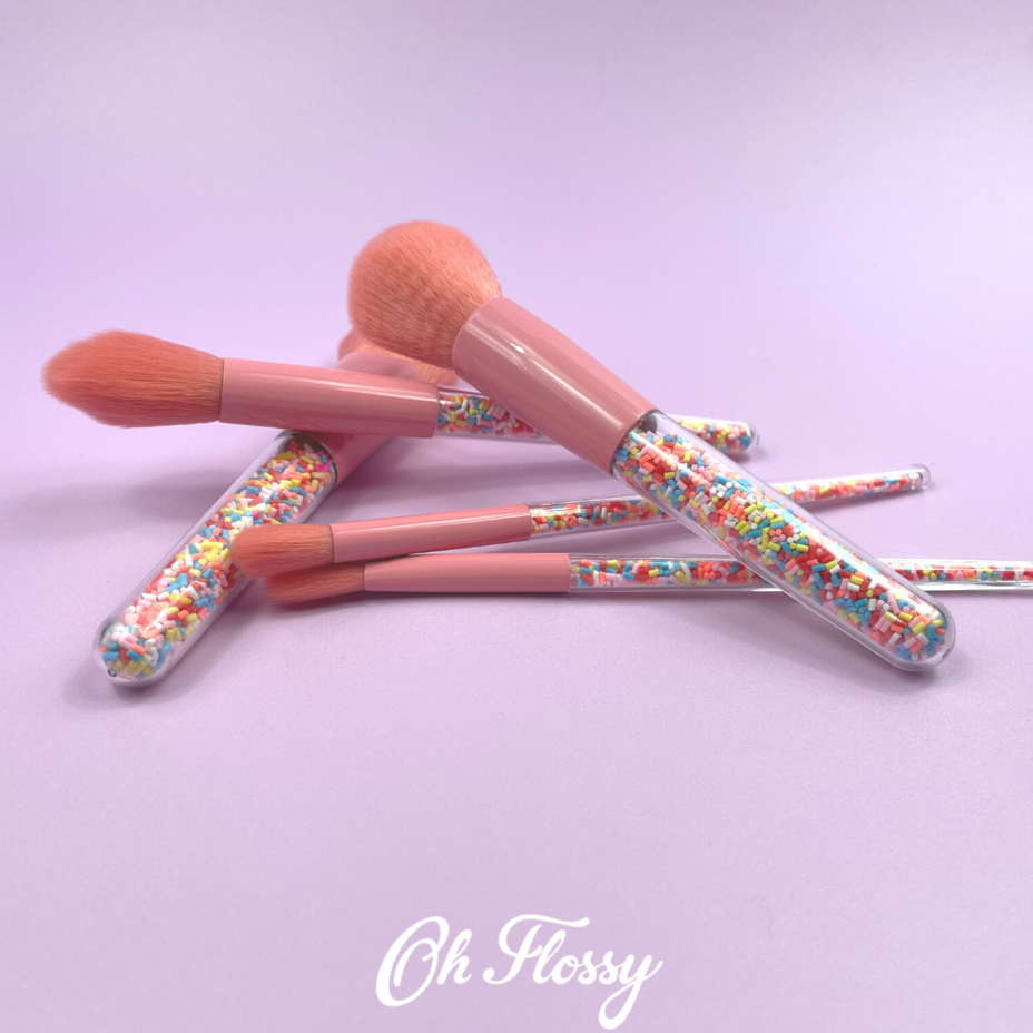 Oh Flossy Sprinkle Make up Brush Set