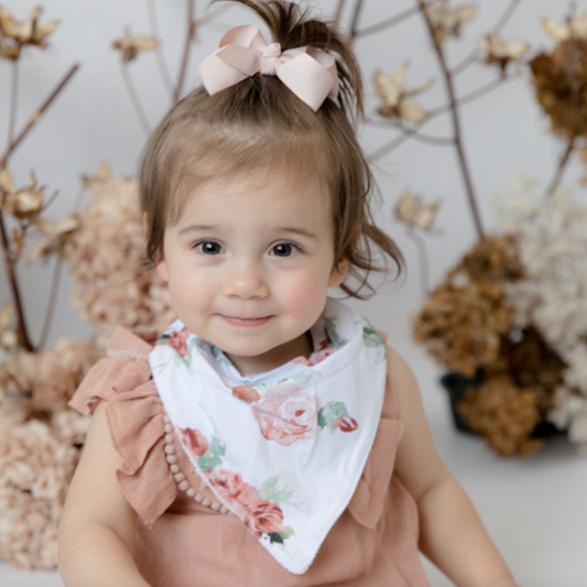 Rose Bub Dribble Bib