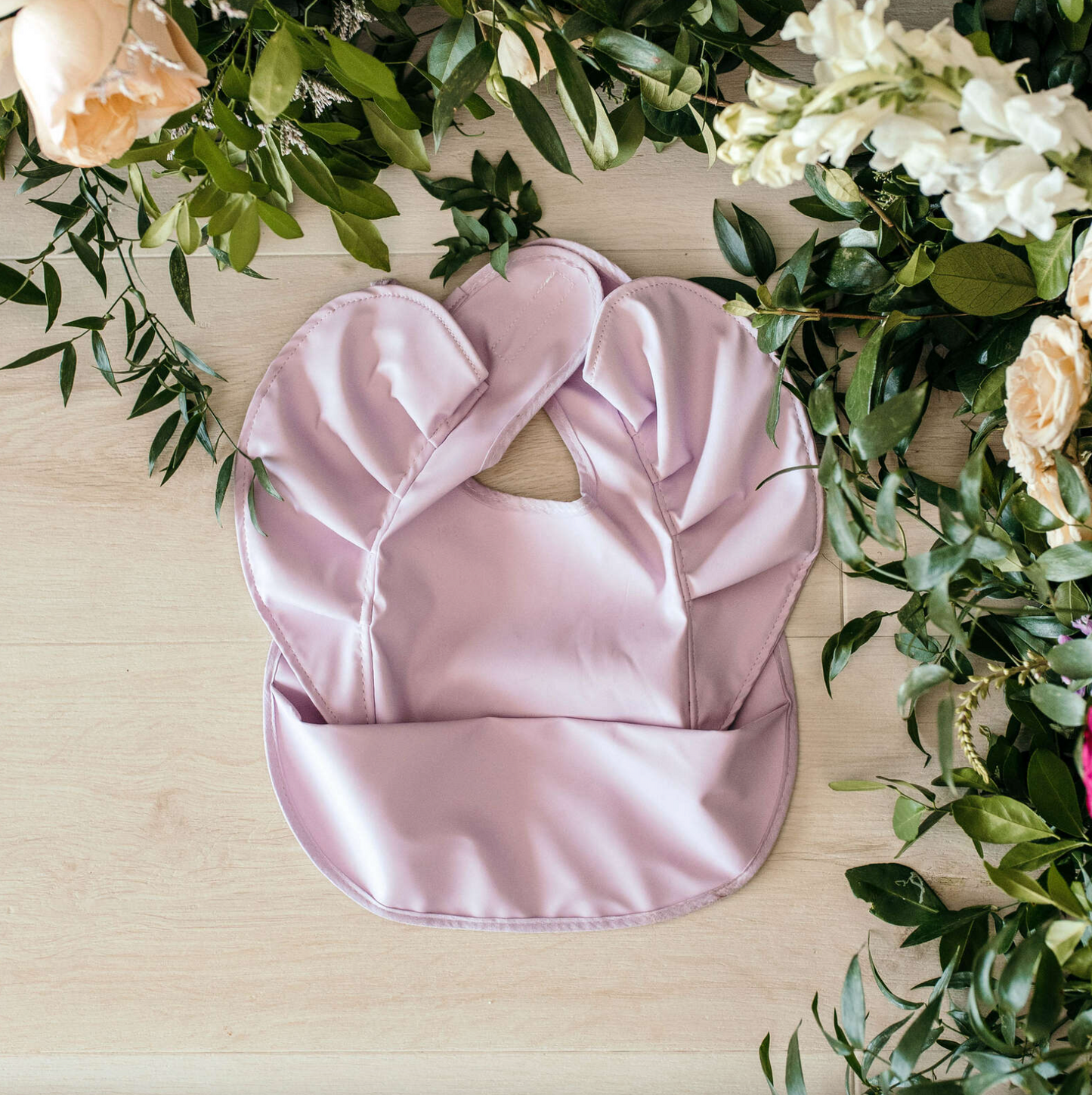 Lavender Snuggle Bib