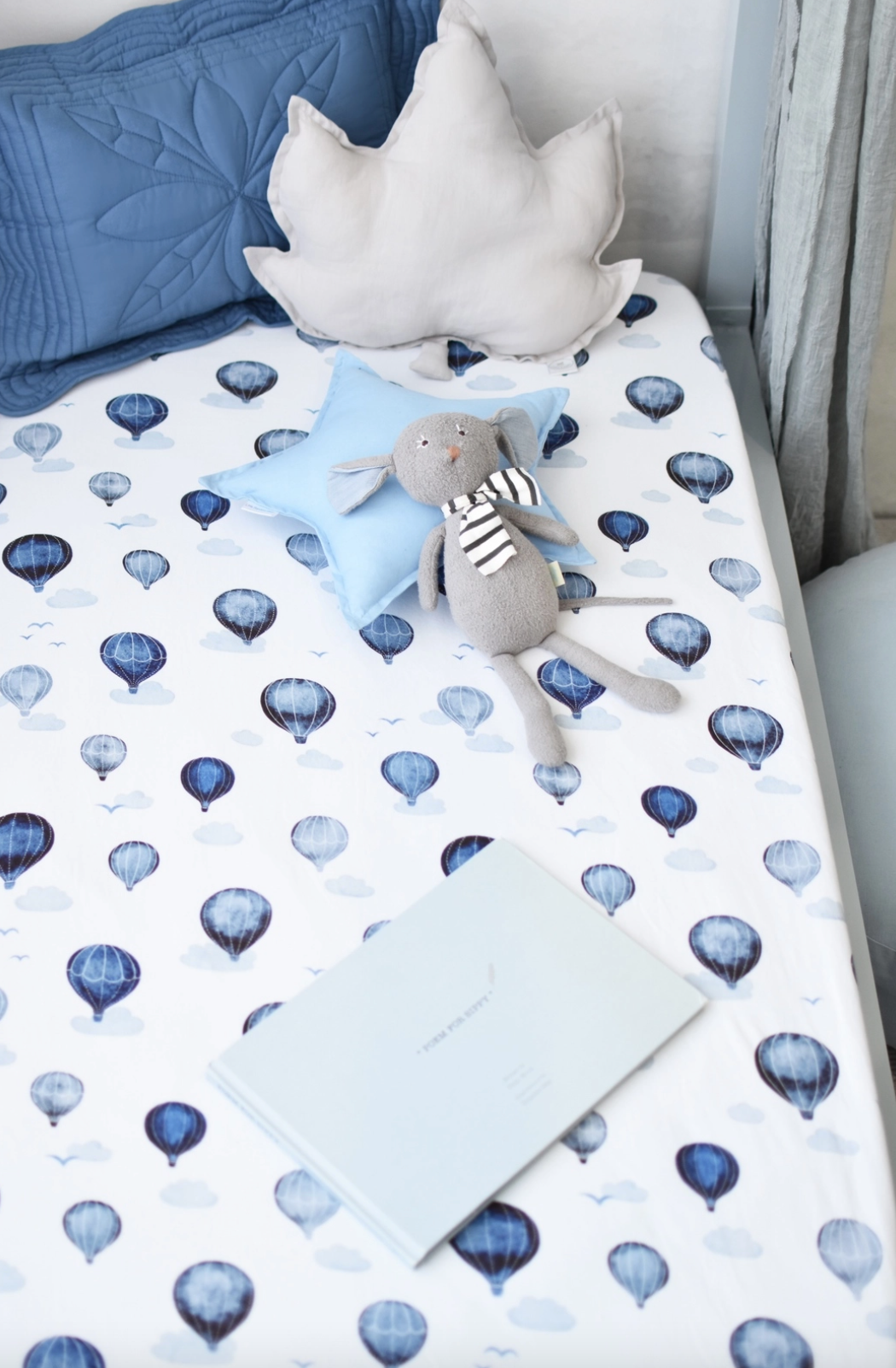 Cloud Chaser Fitted Cot Sheet