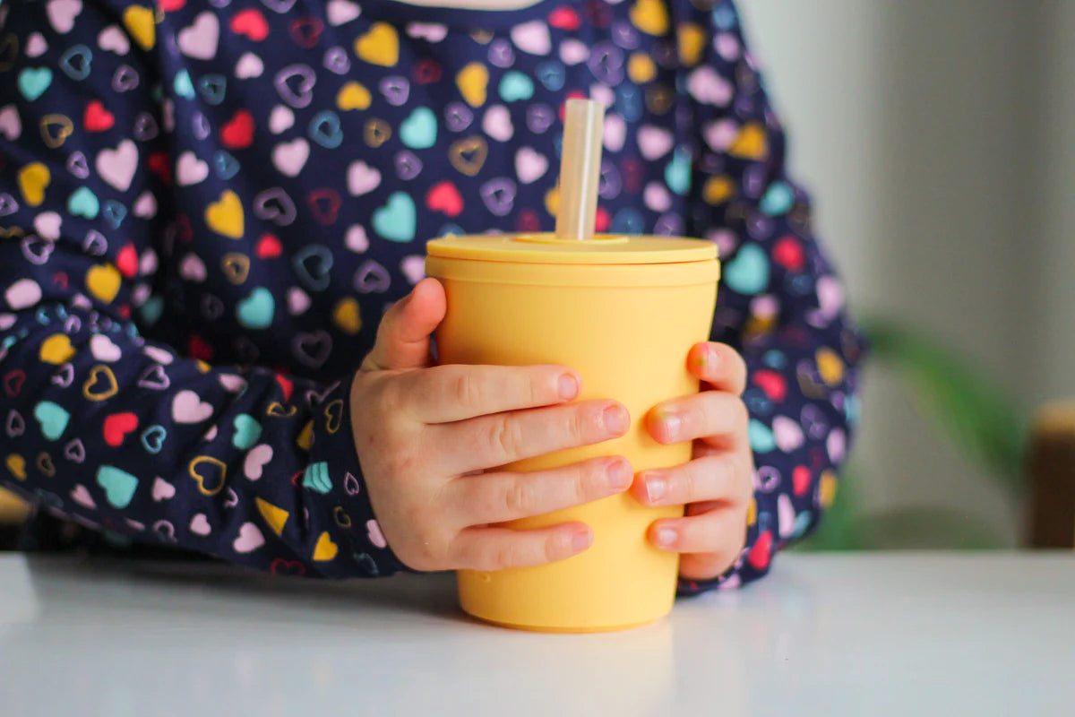 Reusable Silicone Straw Cup