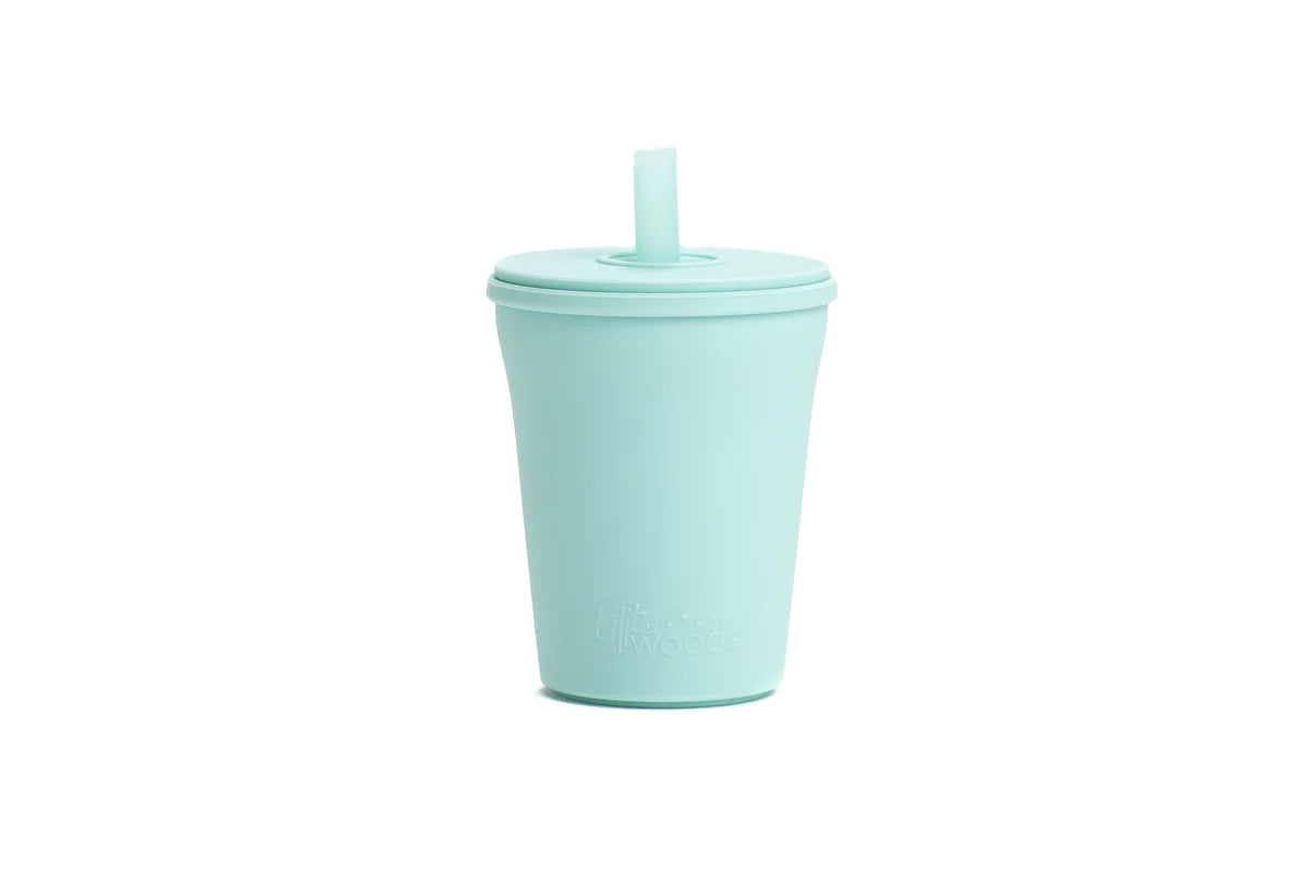 Reusable Silicone Straw Cup