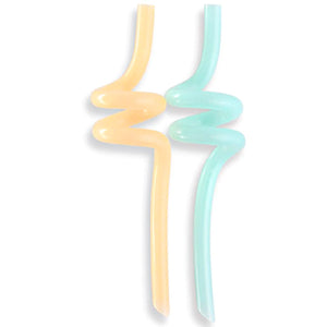 Reusable Curly Silicone Straw