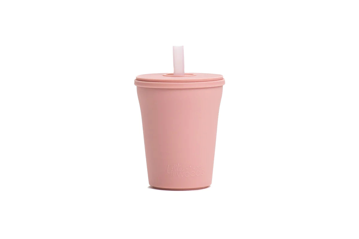 Reusable Silicone Straw Cup