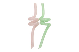 Reusable Curly Silicone Straw